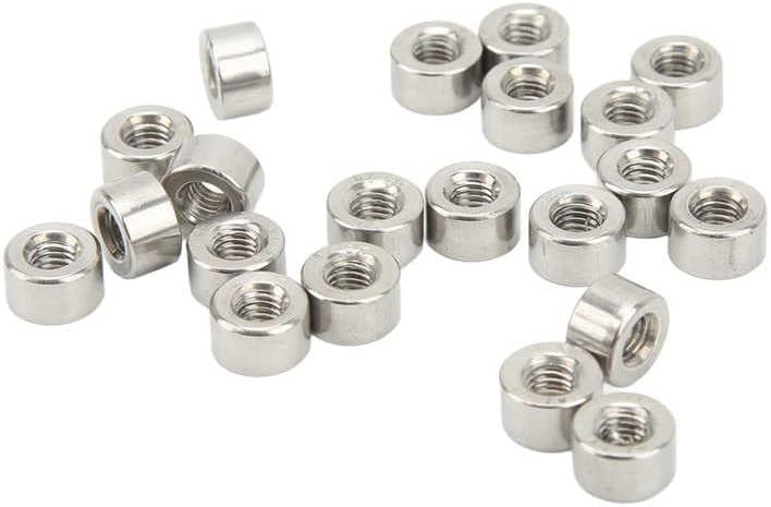 Coupling Nut Set M5 Accurate Size Cylindrical Coupling Nut for Home Decoration