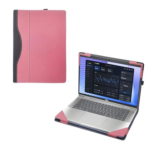 Funda para portátil Dell Precision 15 pulg PU cuero rosa miniatura 1