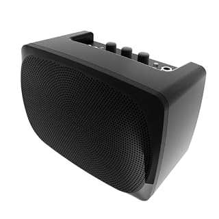 POP10A Mini Electric Guitar Amplifier, Portable Electric Amp, Small Amp for Guitars W/Dual Channel & Aux in Jack and Battery Supported - Les Beatles, Paul McCartney, John Lennon, RIngo Starr, George Harrison
