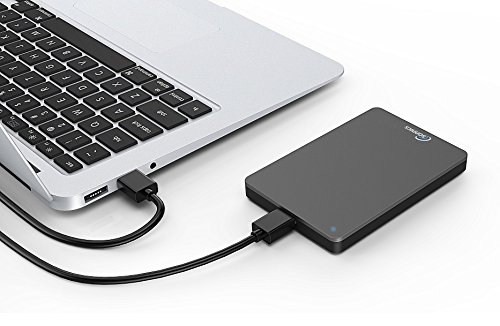 Sonnics 320GB Grigio scuro hard disk esterno portatile USB 3.0 Super velocità di trasferimento per uso con Windows PC, Apple Mac, Xbox One e PS4