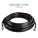 GEMEK 36ft N Male to N Male Cable, Low Loss S-MR400 Extension Coaxial for 3G 4G 5G 6G LTE ADS-B Ham GPS WiFi RF Radio to Antenna or Surge Arrester Use (50 Ohm Not for TV)