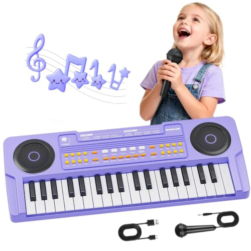 QiquBox Piano Clavier Jouet pour Enfants Piano Électrique 37 Touches