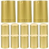 TOKIDNY 50個 ワインボトル用ヒートシュリンクキャップ ゴールドトーン密封フィルム 酒瓶密封用シュリンクラップ 簡単密閉 持続保護 ワイン