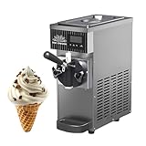 ❖ 【Funzionamento continuo e potente】Alimentata da un compressore ad alte prestazioni da 342 W, questa macchina per gelato soft raggiunge la fase di congelamento iniziale in soli 10-12 minuti e i cicli successivi in ​​soli 4-6 minuti, il 40% più velocemente rispetto ai modelli convenzionali. Con una produzione costante di 50-60 porzioni all'ora (80 g ciascuna), aumenta la produttività oraria di oltre il 25%, garantendo di non rimanere mai indietro durante le ore di punta.