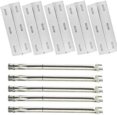 Repair Kit for Ducane 30400041, S3200, 30400046, Gas Grill Includes 5 Stainless Burners and 5 Stainless Heat Plates
