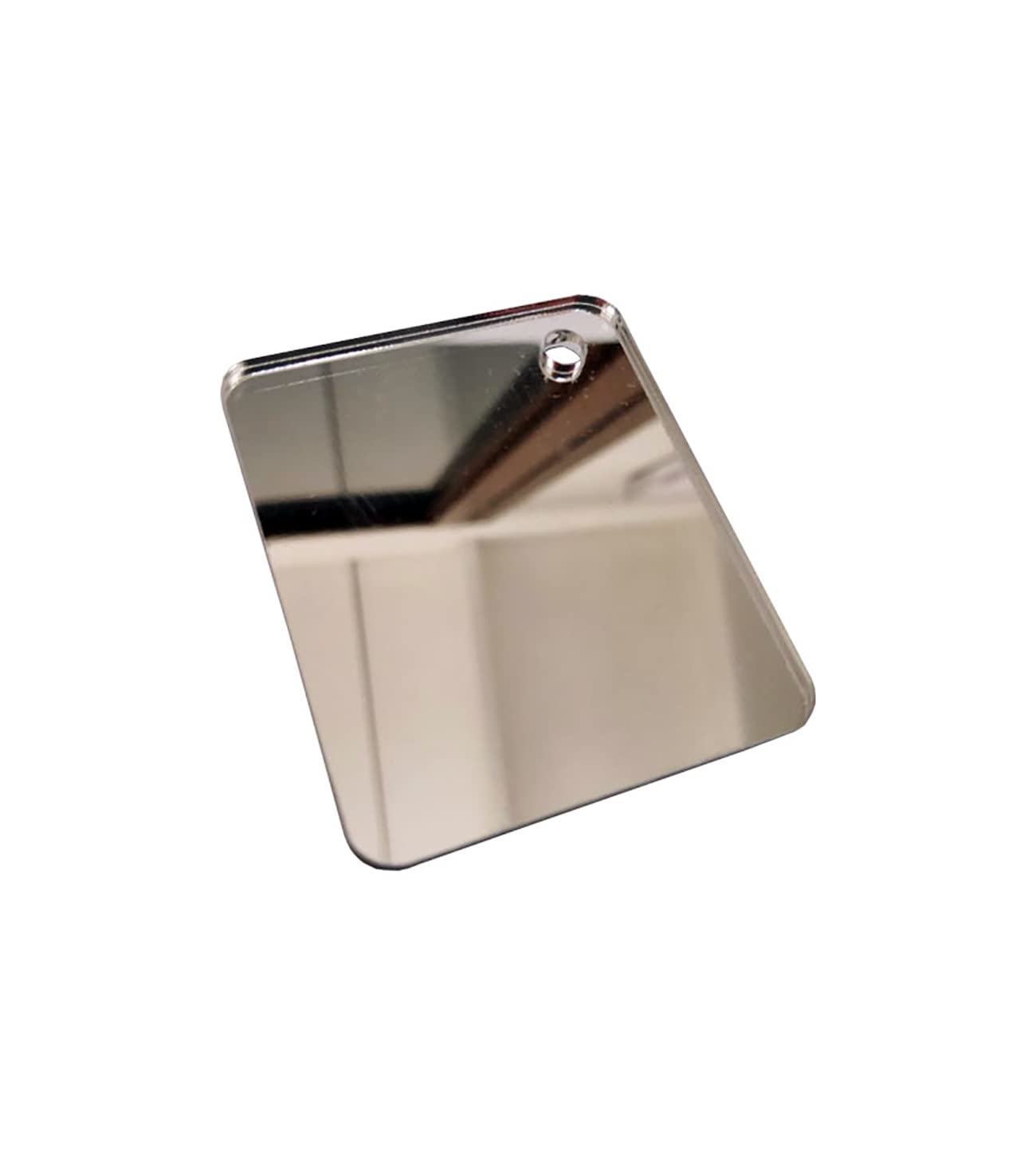 Generico Foglio Piastra Plexiglass pmma metacrilato Rosegold(Oro Rosa) - Oro - Argento a Specchio 3mm per Incisione e Taglio Laser (cm_80x50, Argento)