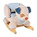 Nattou- Dondolo Cagnolino, 60 x 30 x 45 cm, Collezione Jim e Bob, Beige/Blu/Marrone, 333139