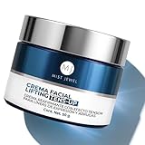 MIST JEWEL Crema TENS-UP Facial con Postbióticos marinos, Ácido Hialurónico, Caviar Verde y Q10 | Crema tensora efecto...