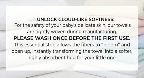 Image of Hooded Baby Towel - Premium Soft Bath Towel for Baby, Newborn,Infant - Ultra Absorbent,Natural Baby Stuff Towel, Soft Coral Velvet Coral Fleece Bath Towel for Boys and Girls (Green Elephant)
