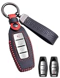 YINEOR for Mitsubishi Outlander Key Fob Cover, Leather Case 2021-2026