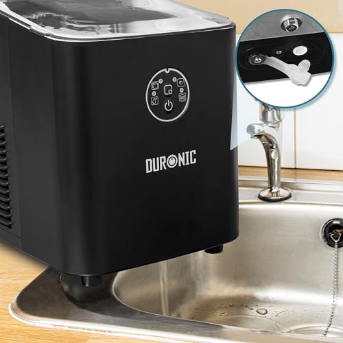 Duronic ICM12 Portable Ice Maker - Fast Clear Ice Cubes 12KG/24H - Image 4
