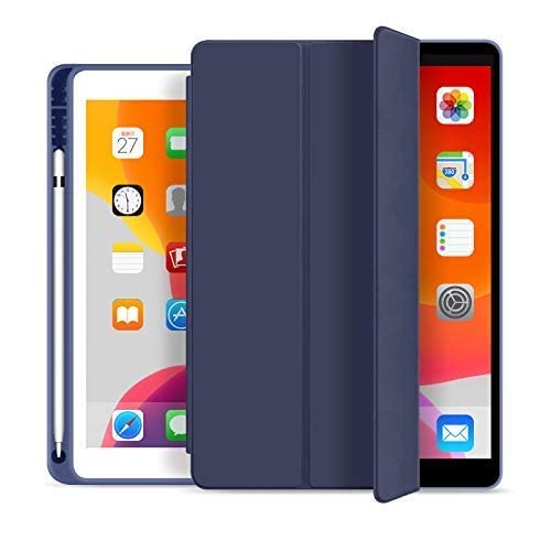 Image of M Cart Smart Flip Case Cover for Apple iPad 9.7 inch, Blue | 5th /6th Gen Compatible, Air 1 Air 2 Compatible, A1822 A1823 A1893 A1954