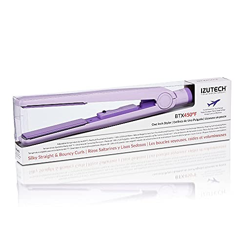 Plancha para cabello Izutech Two Tone 1 pulg Violeta miniatura 5