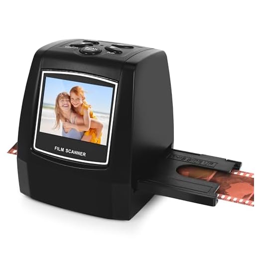 Film Scanner and Slide Digitizer - All in 1 22MP Slide Digital Film Slide Scanner, Image Converter, Compatible w/ Super-8 Film, 126 KPK Film, Converts 35mm Slides and Negatives - Pyle PSCNPHO32