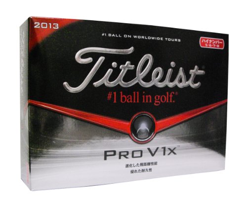 TITLEIST(タイトリスト) PRO V1X ボール 2013年モデル ハイナンバー 日本仕様 TITLEIST(タイトリスト) PRO V1X ボール 2013年モデル ハイナンバー 日本仕様