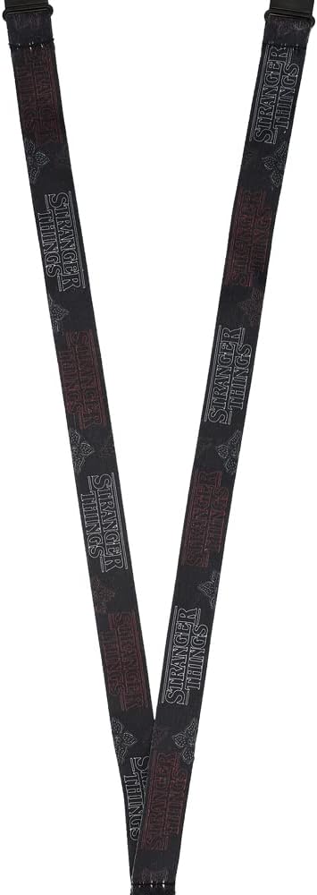 Stranger Things Lanyard with Clear Sleeve