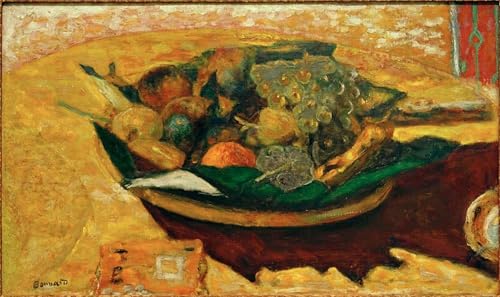 Tableau Coupe De Fruits de Bonnard : grande impression sur toile 60x90cm