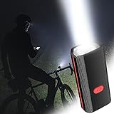 Bike Light - High Lumens Bright Bike Headlight, USB Charging, 3 Light Modes, Horn Speakers, IPX6 Water Proof, Night Riding Accessories, for Road, Mountain Night Riding