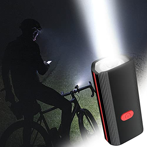 Bike Light - High Lumens Bright Bike Headlight, USB Charging, 3 Light Modes, Horn Speakers, IPX6 Water Proof, Night Riding Accessories, for Road, Mountain Night Riding