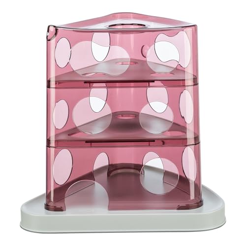 Miniatura 8 de Trixie Juguete Interactivo para Gatos de Torre de Queso, Juguetes de enriquecimiento para Gatos de Interior, Rompecabezas Interactivo y estimulación Mental