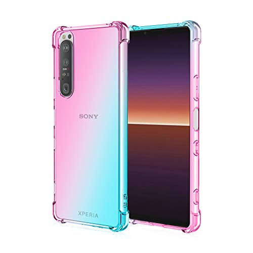 docomo Xperia 1 III SO-51B au SOG03対応ケース グラデーションカバー docomo Xperia 1 III SO-51B au SOG03ソフト TPU ケース Sony Xperia 1 III SO-51Bスマホ保護