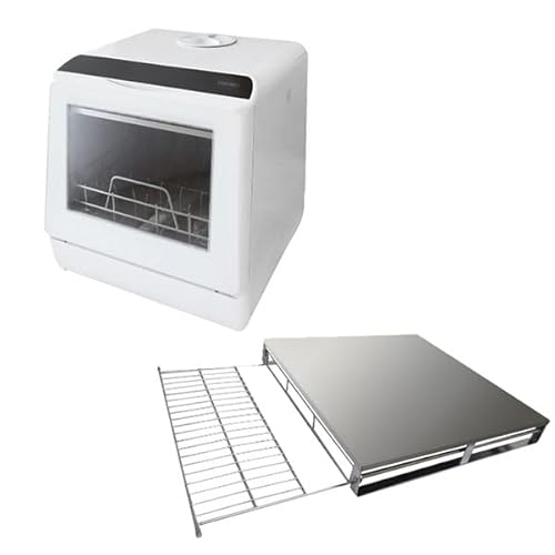 THANKO 水道いらずのタンク式食器洗い乾燥機 ラクア ホワイト シンク横ラックセットの商品画像（Amazon）