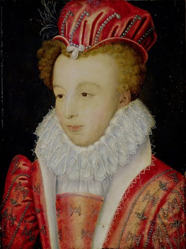 Peinture Marguerite de Valois François Clouet pour salon chic et moderne