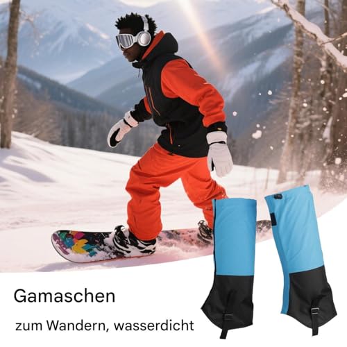 Protector de piernas impermeable Generisch Snake Gamiters contra mordeduras de serpiente de 17,32" 6