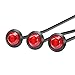 Maxxima M09300R-3 Red 3/4" Three Unit Harness Combination Clearance Marker Light