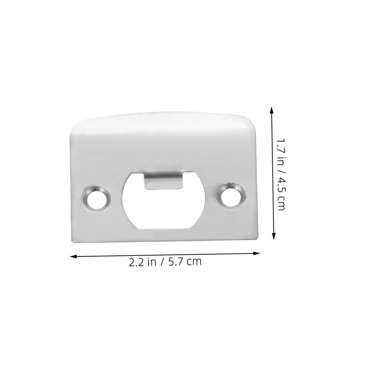 DOITOOL 4 Ensembles Boucle À Ardillon Verrouillable Close Closure Portail Lock Sécurité Loquet Bouchon Dehors Kit De Réparation En Acier Inoxydable Couvertures De Porte Silver 6 Pièces * 4