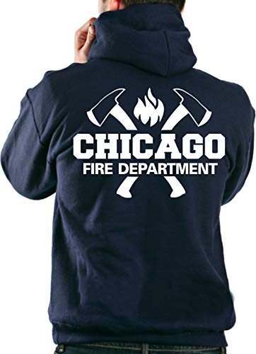Bild: FEUER1 Hoodie Navy, Chicago Fire Dept. mit �xten und Standard-Emblem f�r 42,95 EUR (-15%) statt 22,97 EUR bei amazon.de
