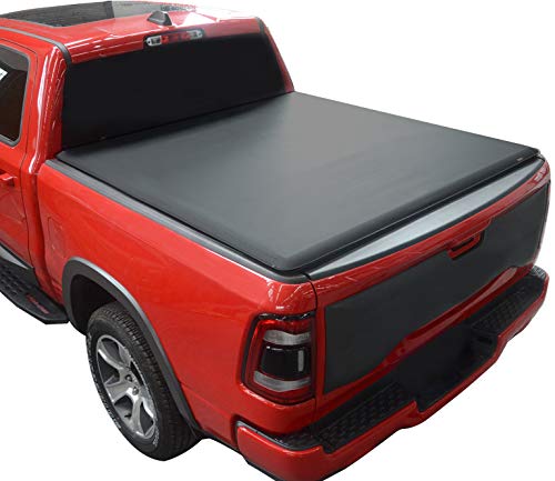 KSCPRO Soft Roll Up Truck Bed Tonneau Cover Fits 2009-2023 Ford F-150 6.5 ft Bed, Styleside