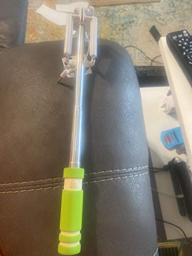 Mini Selfie Stick, Pocket Sized Convenience in Pink, Orange, Green and Black