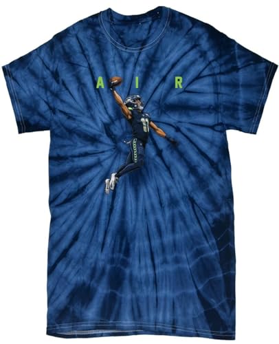 TIE-DYE Jaxon Smith-Njigba AIR JSN Seattle Shirt T-Shirt Adult XL Navy Blue