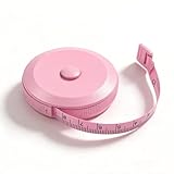 WINTAPE 2PCS Measuring Tape for Body,Soft Tape Measure for Body Sewing Fabric Tailor Cloth Craft Measurement Tape，60 Inch/1.5M Pink Retractable Dual Sided Measure Tape Set (Pink)