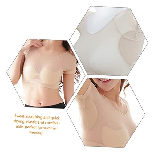 Baluue 2 Peças Almofada De Suor Roupa Íntima Almofadas De Suor Para Mulheres Axilas Almofadas De Axi