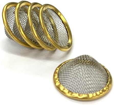 Fenny's Creations 15mm Conical Bowl Metal Pipe Filter Screen Gauze (5)