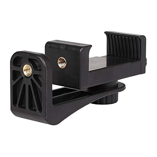 Image of BKN Universal Tripod Mount Adapter Clip with Adjustable Clamp for Mobile Phone, Smartphones & All Types of Tripods (Black)