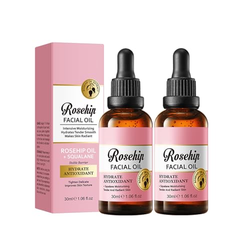 Natürliches Rosenöl Mit Antioxidantien – Feuchtigkeitsspendendes Gesichtsöl Mit Hagebuttenöl Für Anâ€¦ – Miniatur