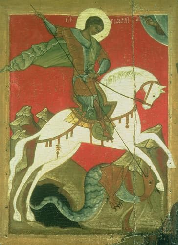 Art Portrait Saint-Georges et le Dragon décoration murale bureau et salon