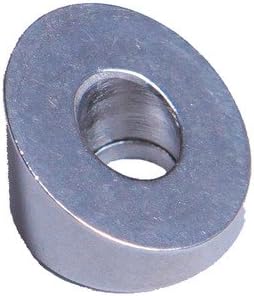 Stainless Steel Angled Washers for Cable Railing Stair Ends (30-Degree with 1/4 Inside Diameter) - Lot of 2