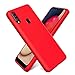 Produktbild Conie Hülle für Samsung Galaxy A20s, TPU Silikon Case [MICROFASER Innenfutter] Anti Kratz, Handyhülle Galaxy A20s, Rot