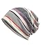 Luccy K Women's Lightweight Turban Slouchy Beanie Hat Cap,Gray,One Size