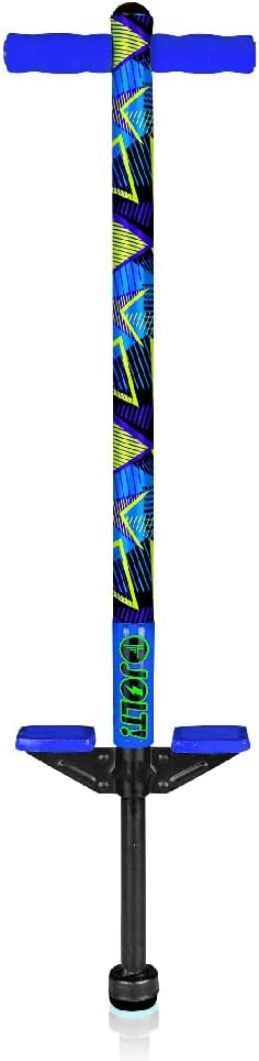 Flybar Jolt Pogo Stick for Kids Ages 6 and Up, 40 to 80 Pounds, Perfect for Beginners, Easy Grip Foam Handles, Anti-Slip Foot Pegs, Outdoor Toys for Boys, Jumper Toys for Girls, Outside Toys for Kids