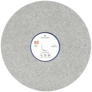 SCOTTCHEN Diamond Flat Lap Wheel 6" x 1/2" Arbor Grinding Sanding Disc Lapping Polishing Disc-80 Grit