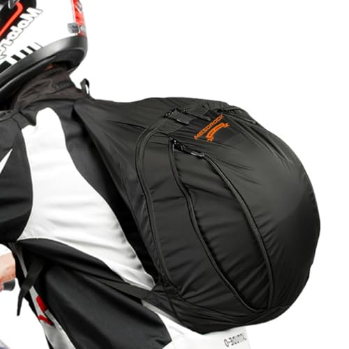 Motorcycle Backpack, Waterproof Motorcycle Helmet Backpack, Lightweight Sports Backpack For Men Women, Motorbike Helmet Bag, Laptop Rucksack Cycling Backpack For Skiing, Walking
