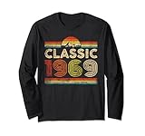 classic 1969 vintage 1969 classic year men women birthday maglia a manica