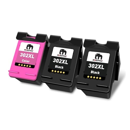 Cartouche d'encre 302XL compatible Deskjet 2130 Envy 4520 Officejet 3630