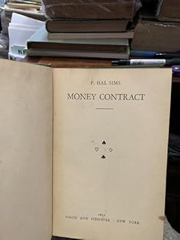 Hardcover Money Contract Book