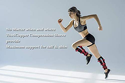 Thx4Copper Calf Compression Sleeve (20-30Mmhg) For Men & Women, Shin Splint Leg Compression Calf Sleeve- Great For Running, Cycling, Travelling- Improve Circulation And Recovery-Small/Medium #TOP2